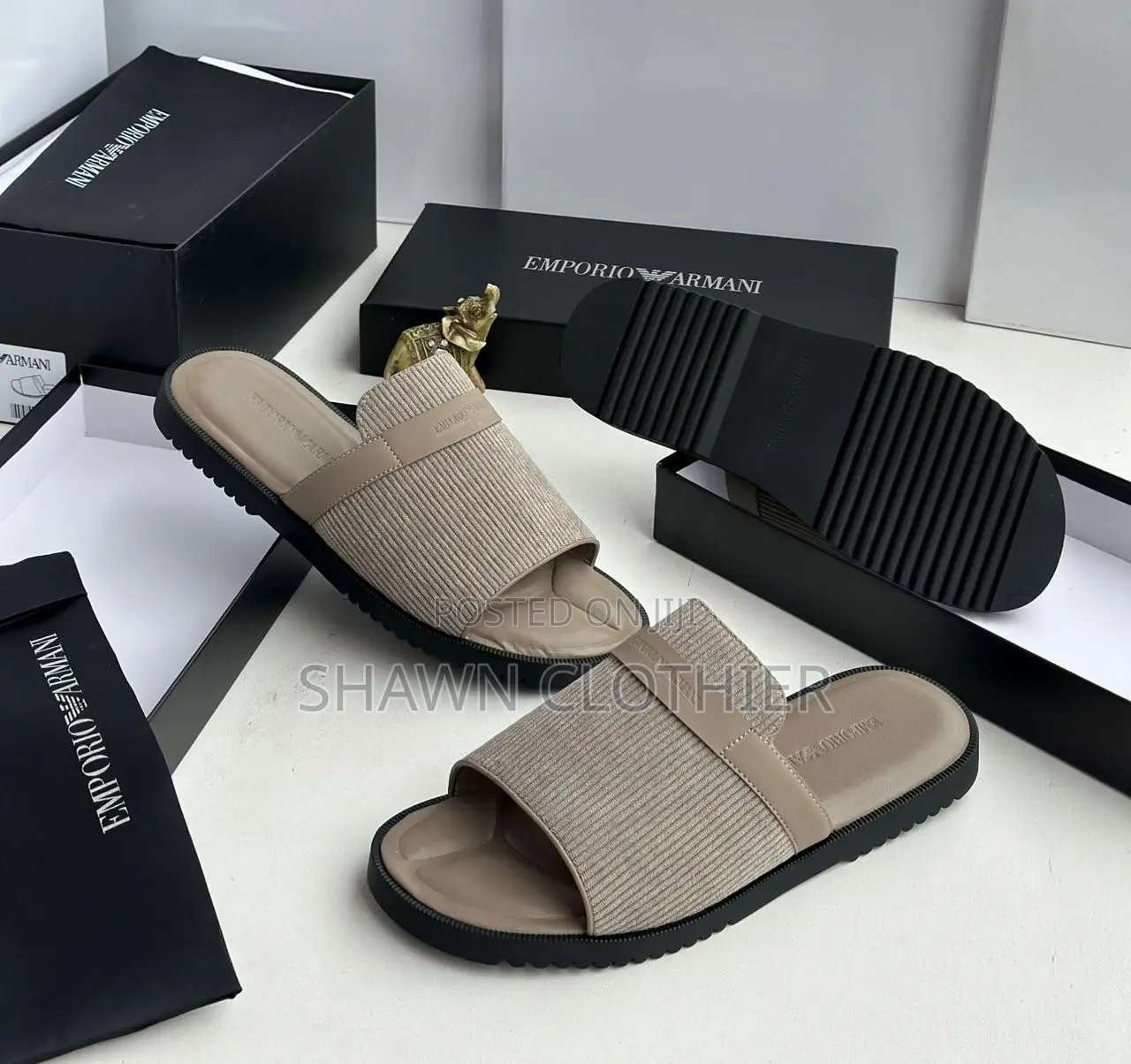 Emporio Armani Luxury Slippers