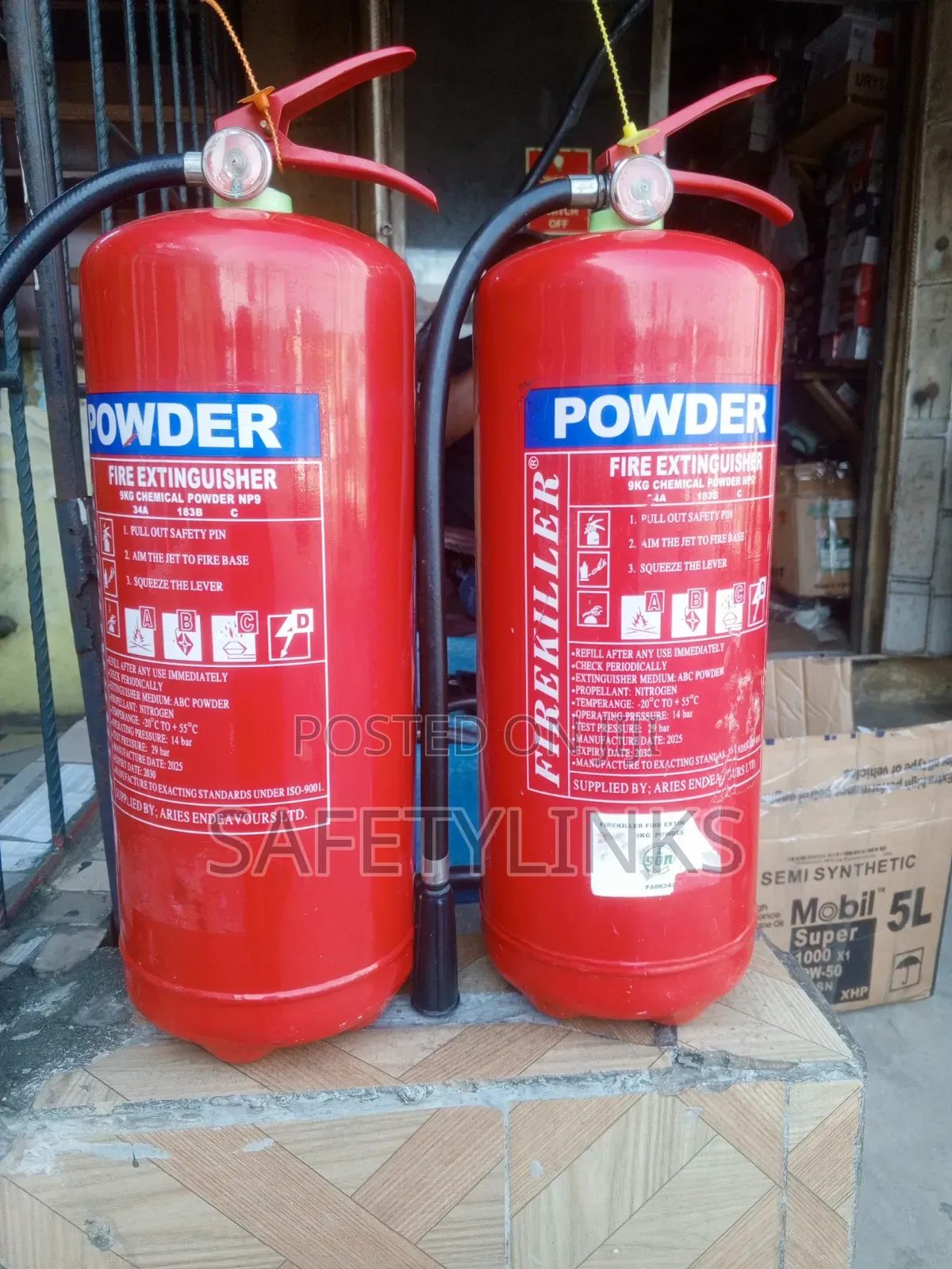 9Kg ABC Powder Fire Extinguisher