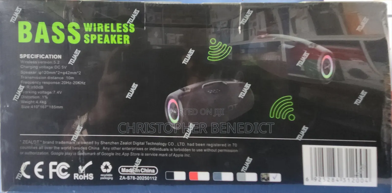 Zealot Speaker