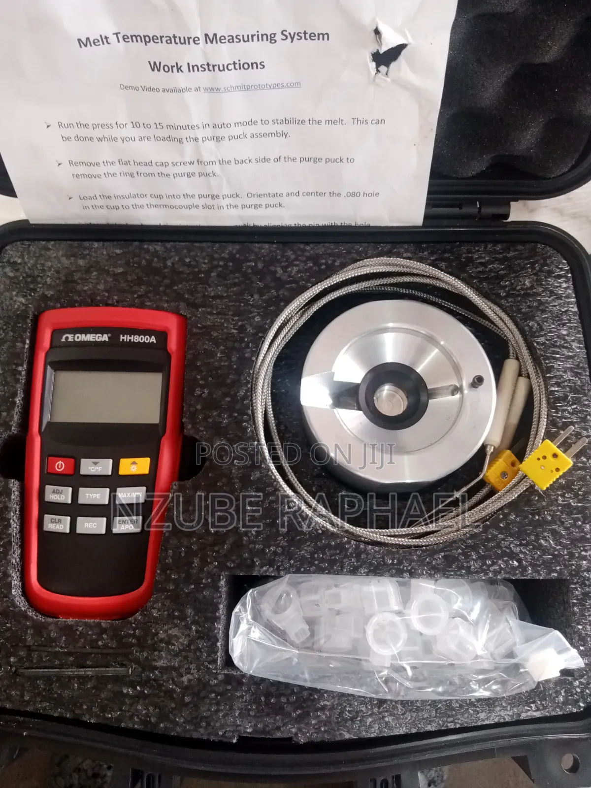 Omega Thermocouple Measurement Meter