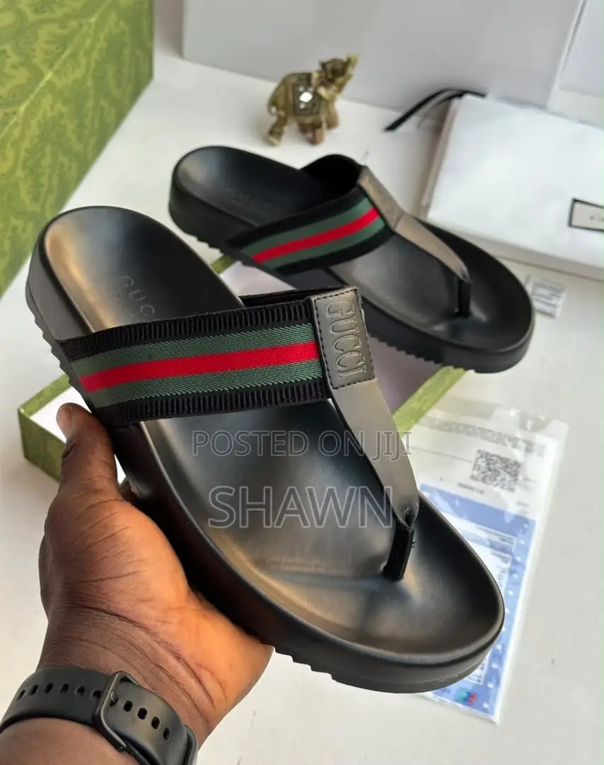 Gucci Luxury Leather Slippers