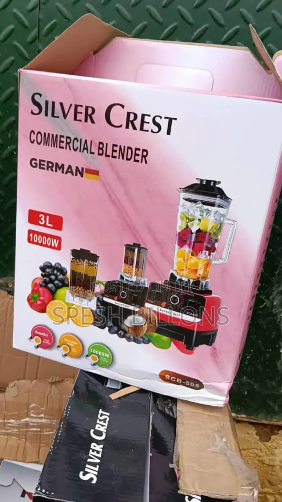 3L Industrial Blender
Kenwood/ Silver Crest
Double Cups