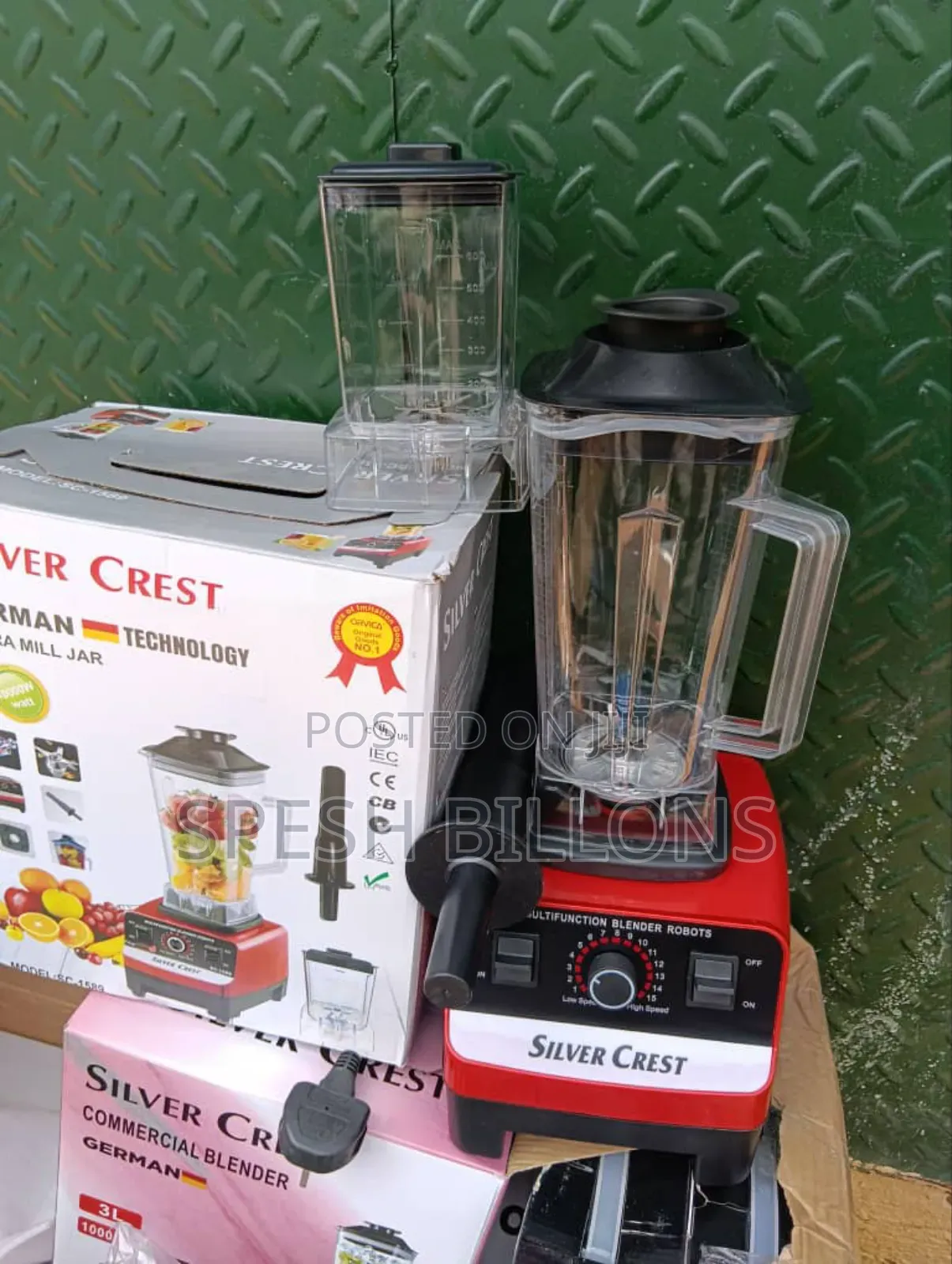 3L Industrial Blender
Kenwood/ Silver Crest
Double Cups