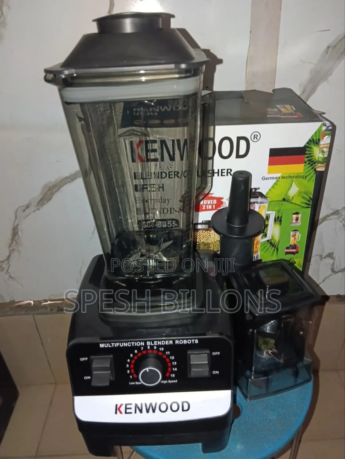 3L Industrial Blender
Kenwood/ Silver Crest
Double Cups
