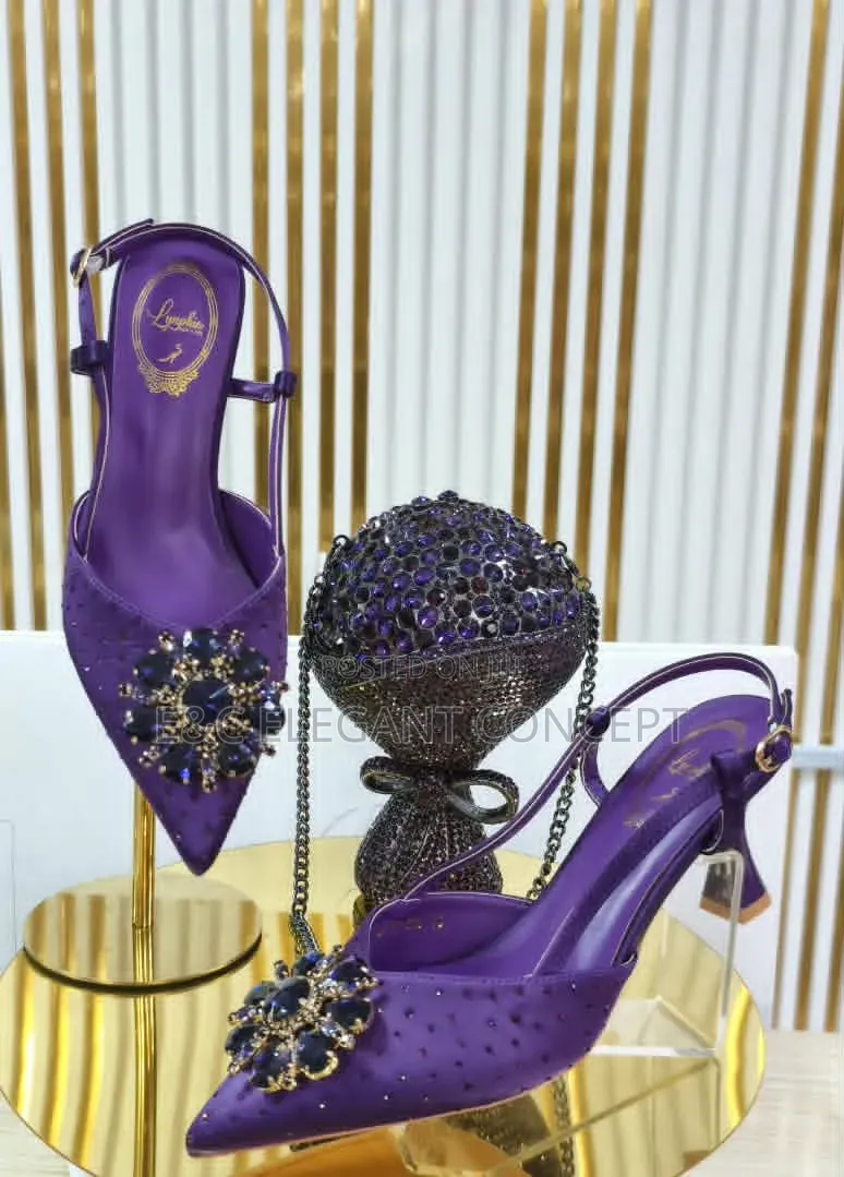 Luxury Quality Shoe and Purse Set