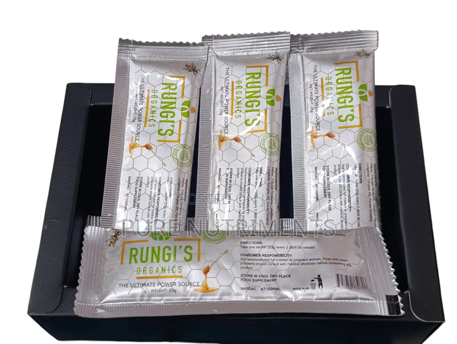 Rungis Organics Mens Honey Drink 20g Satchet_ Performance & Libido