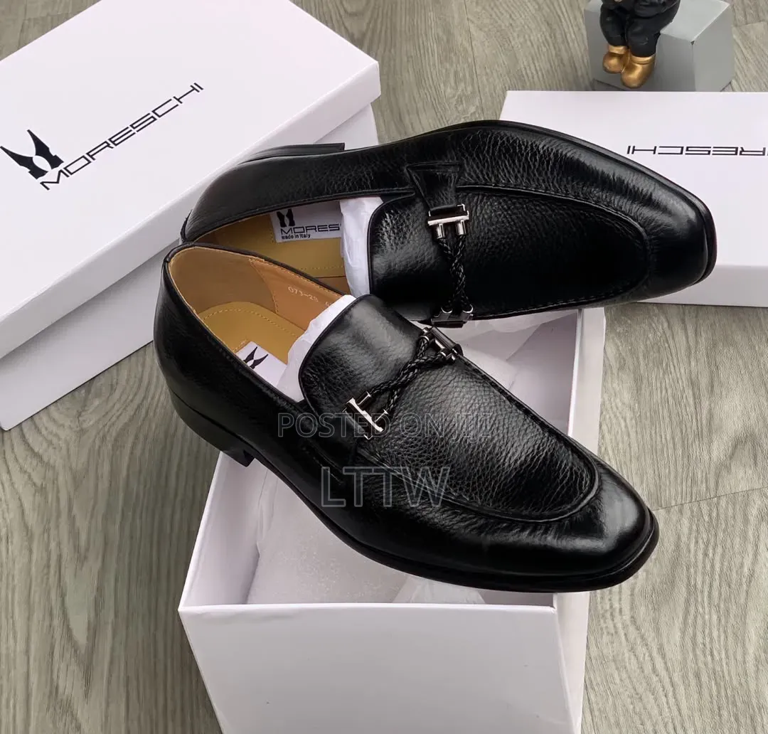MORESCHI Men’s Loafers | Premium Leather Look | Luxury Slip-on Shoes