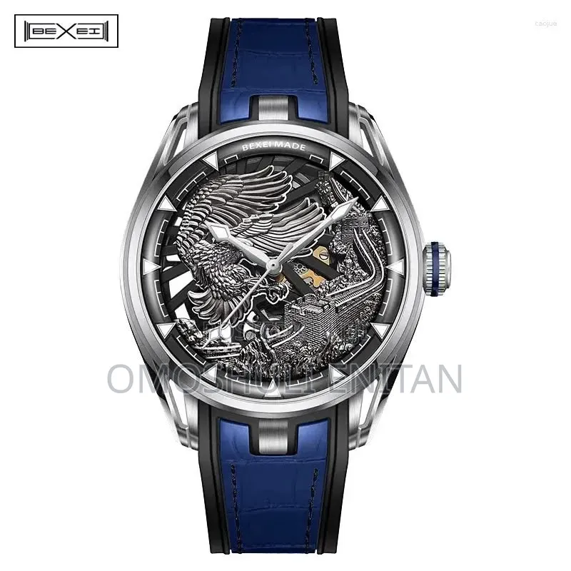 Bexei  Mechanical Rubber / Leather Watch