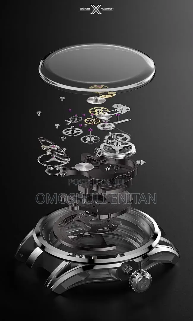 Bexei  Mechanical Rubber / Leather Watch