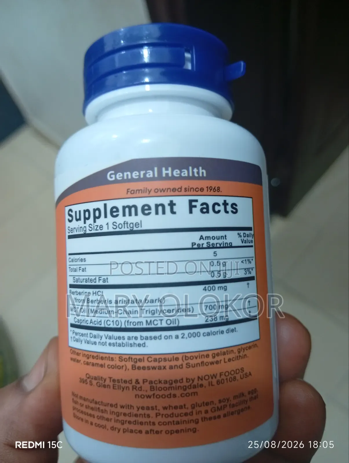 Now Foods Berberine Glucose Support 90 Softgels