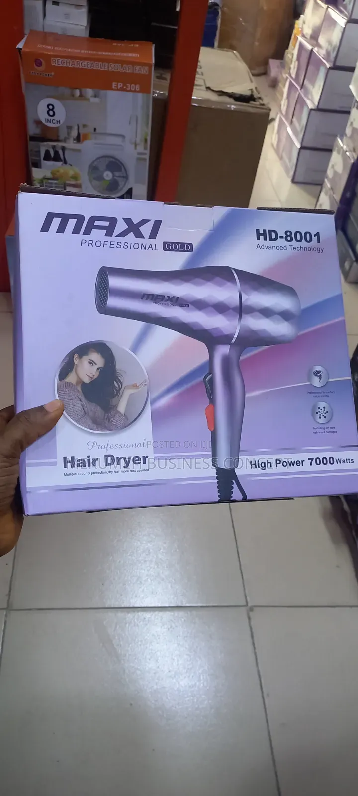 7000watts Maxi Gold Professional Hair Dryer