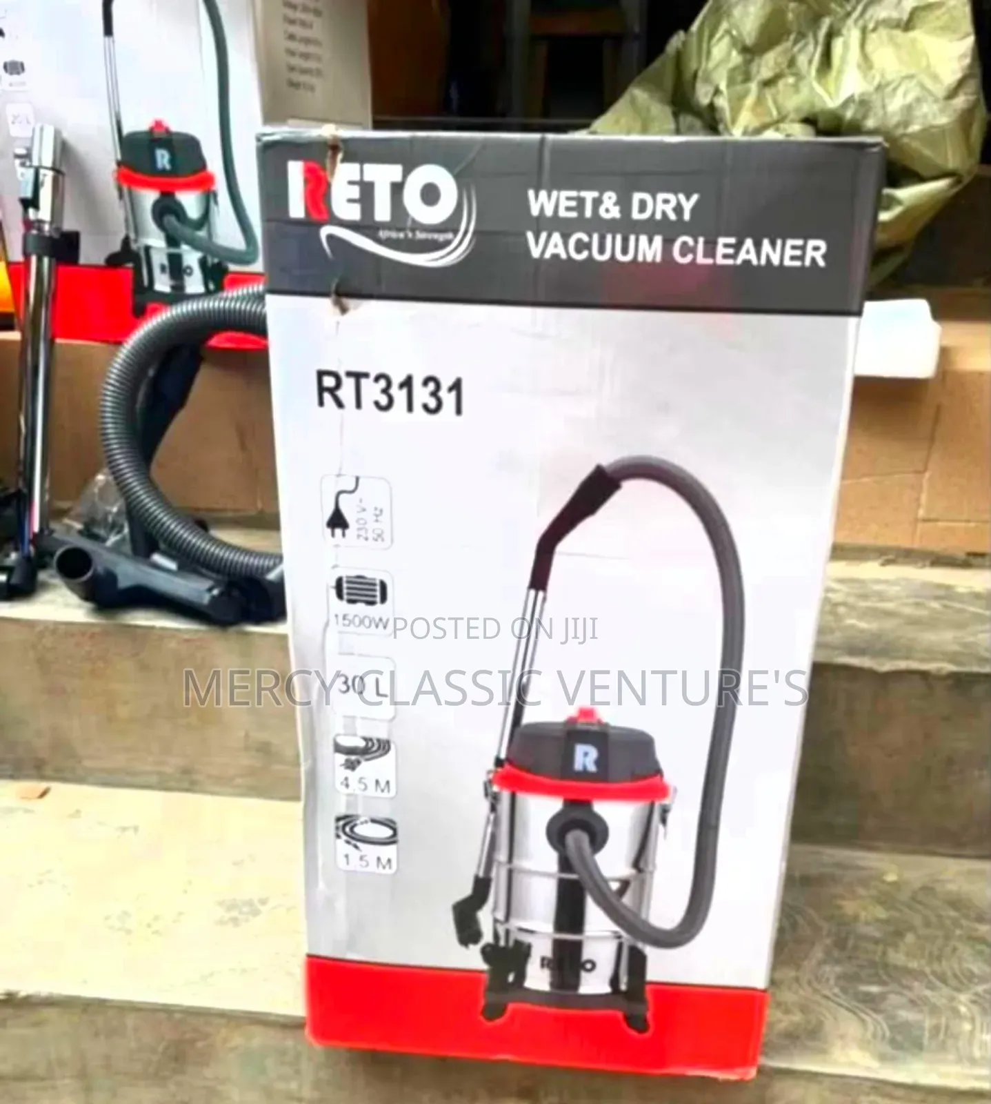 Reto 30L Car Vacuum Cleaner – Powerful Wet & Dry Vacuum