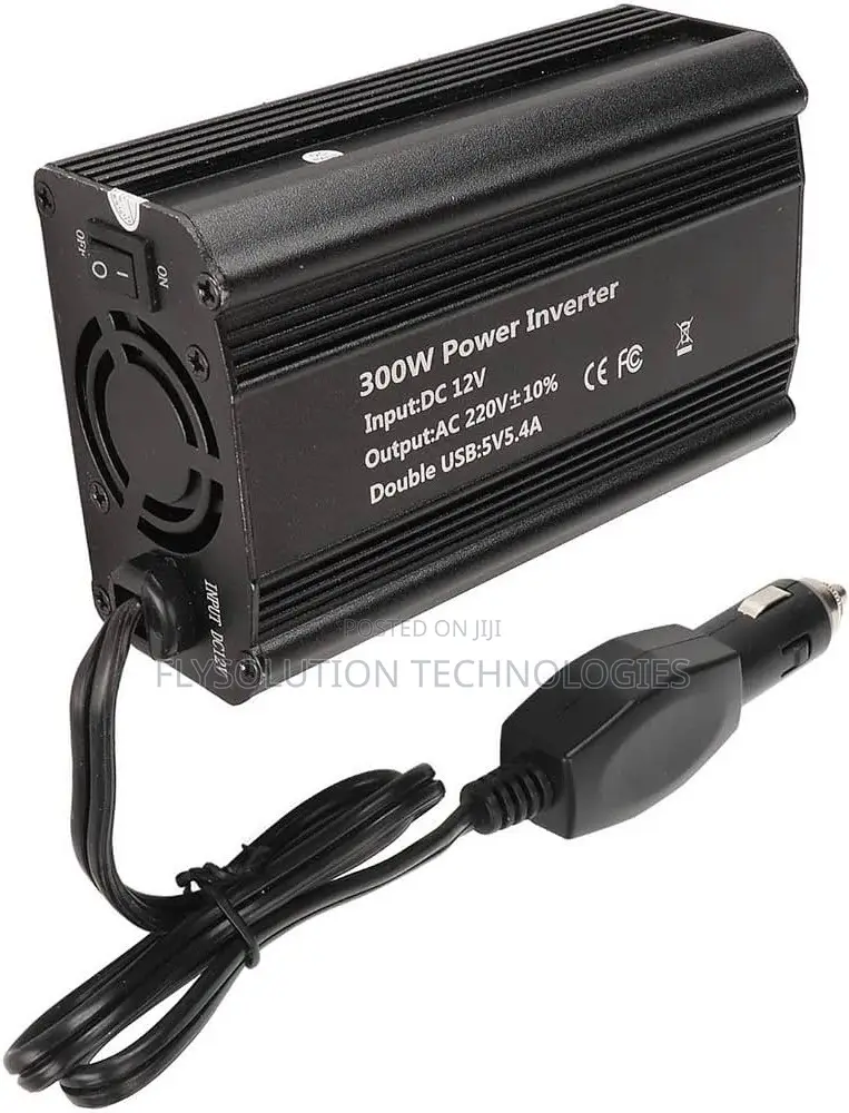 300W Potable Car Inverter DC AC Converter DC12V to 220V