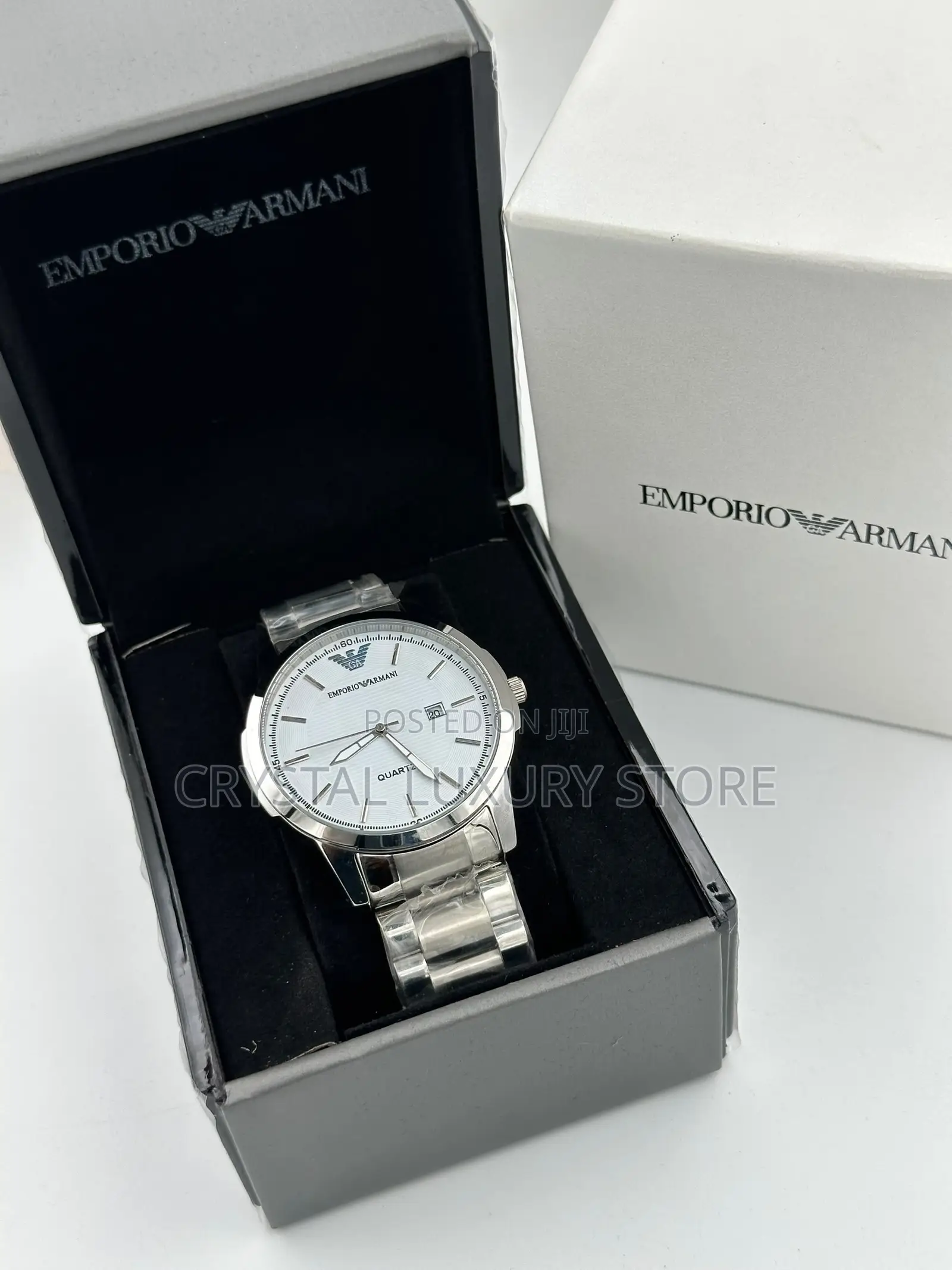 Emporio Armani Quality Men Chain Strap Wristwatch