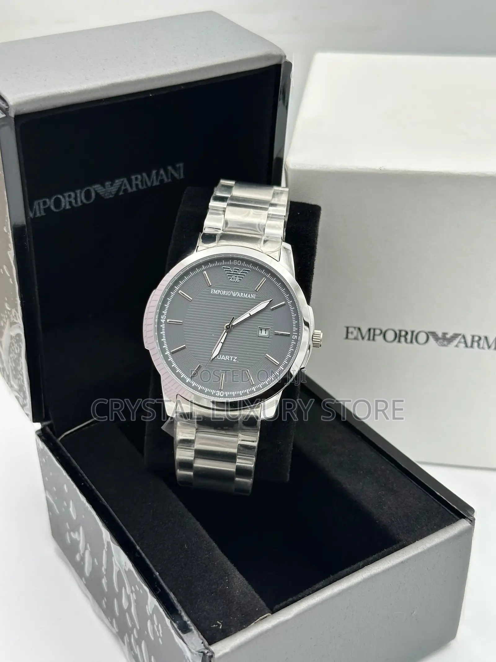 Emporio Armani Quality Men Chain Strap Wristwatch