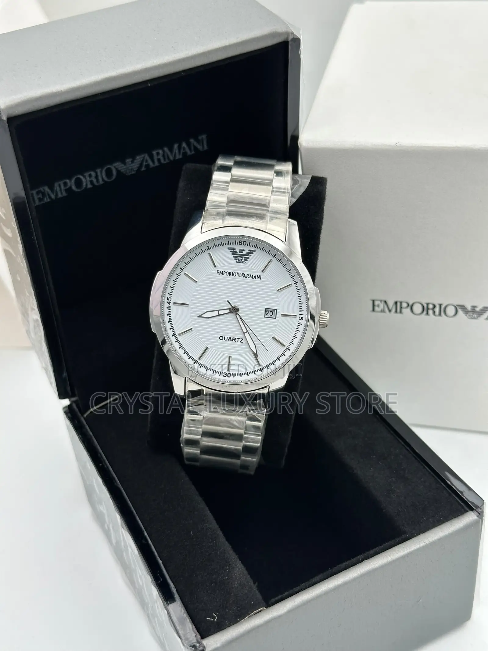 Emporio Armani Quality Men Chain Strap Wristwatch
