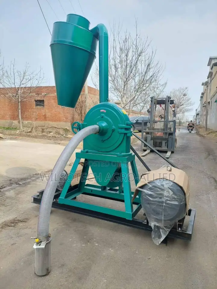 3ton/Hr Pulverizer With Cyclone Powered With Electric Motor