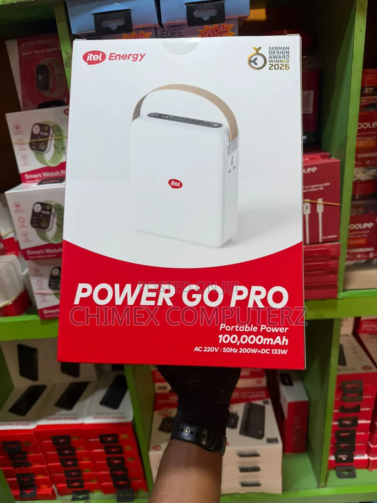 Itel PowerGo Pro (100,000mah) With 200w AC Output