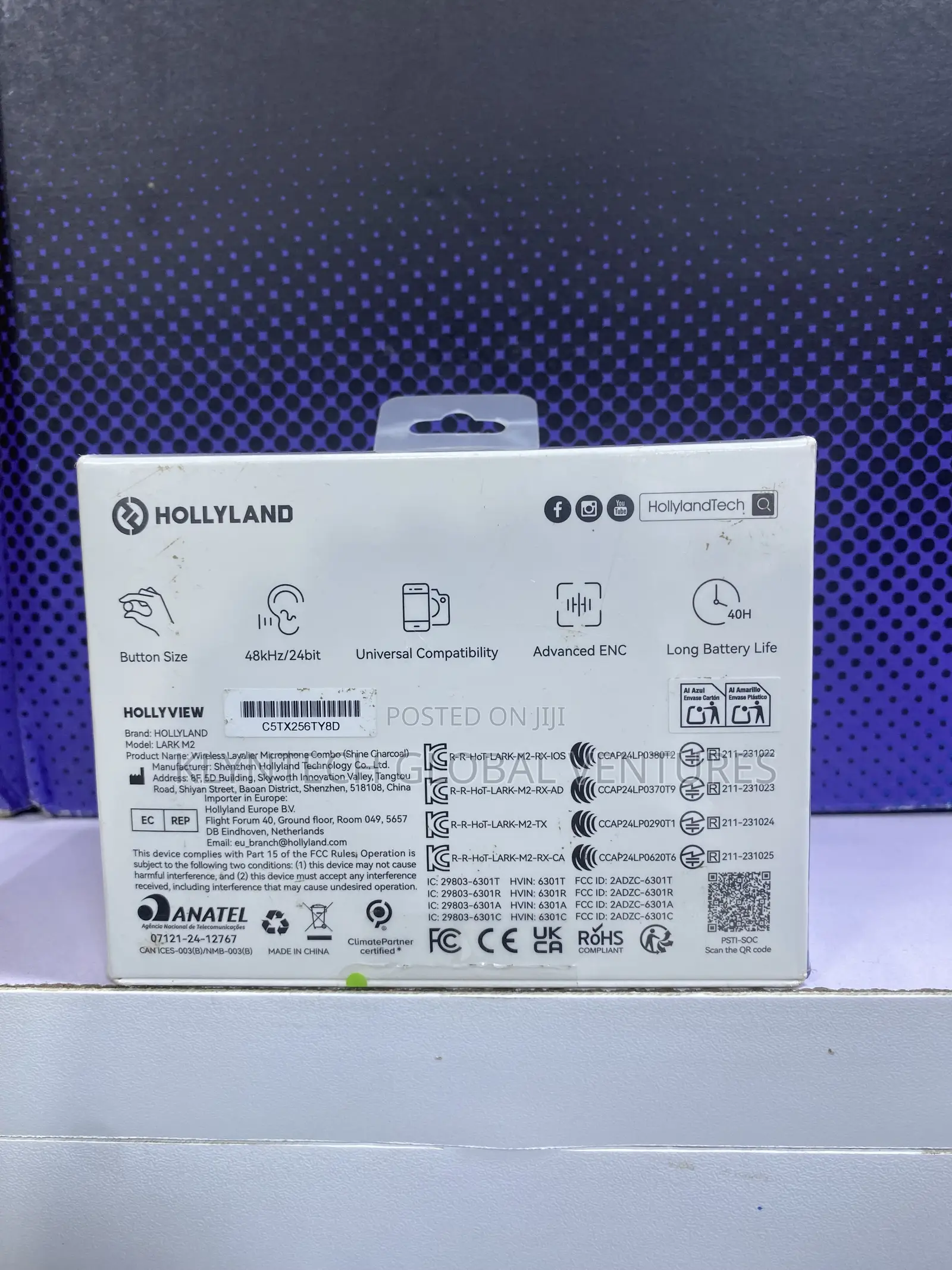 Hollyland Lark M2 Wireless Lavalier Microphone