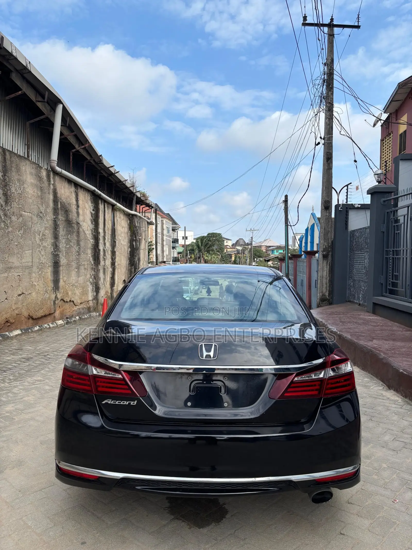 Honda Accord LX 4dr Sedan FWD (2.4L 4cyl 2A) 2017 Black