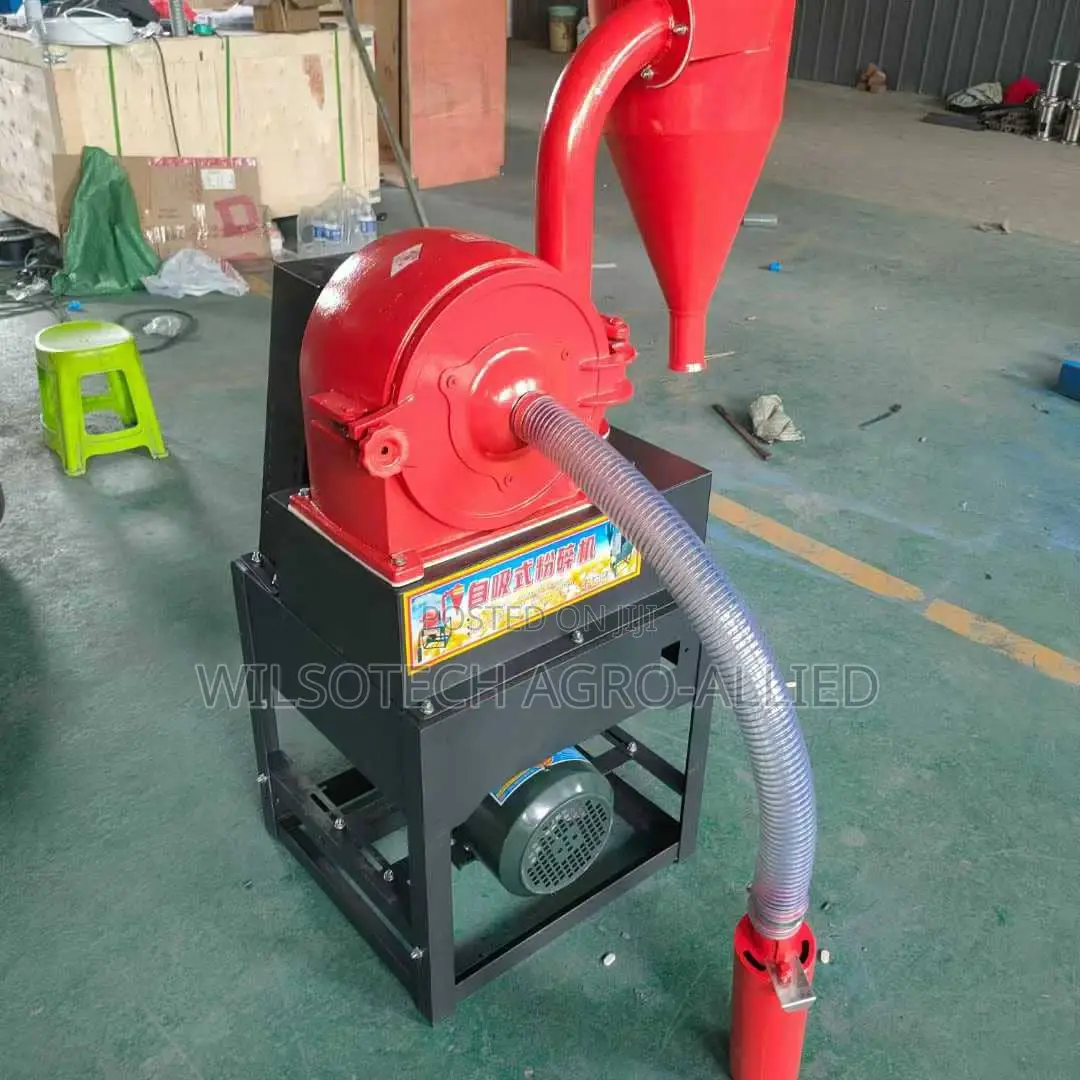 300kg/Hr Pulverizer Machine With Cyclone Powered With Electric Machine
