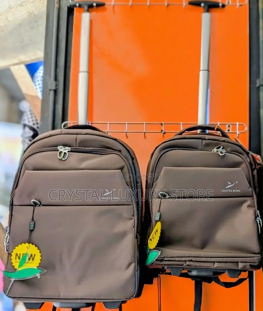 Leavesking High Quality Men Genuine Leather Backpack