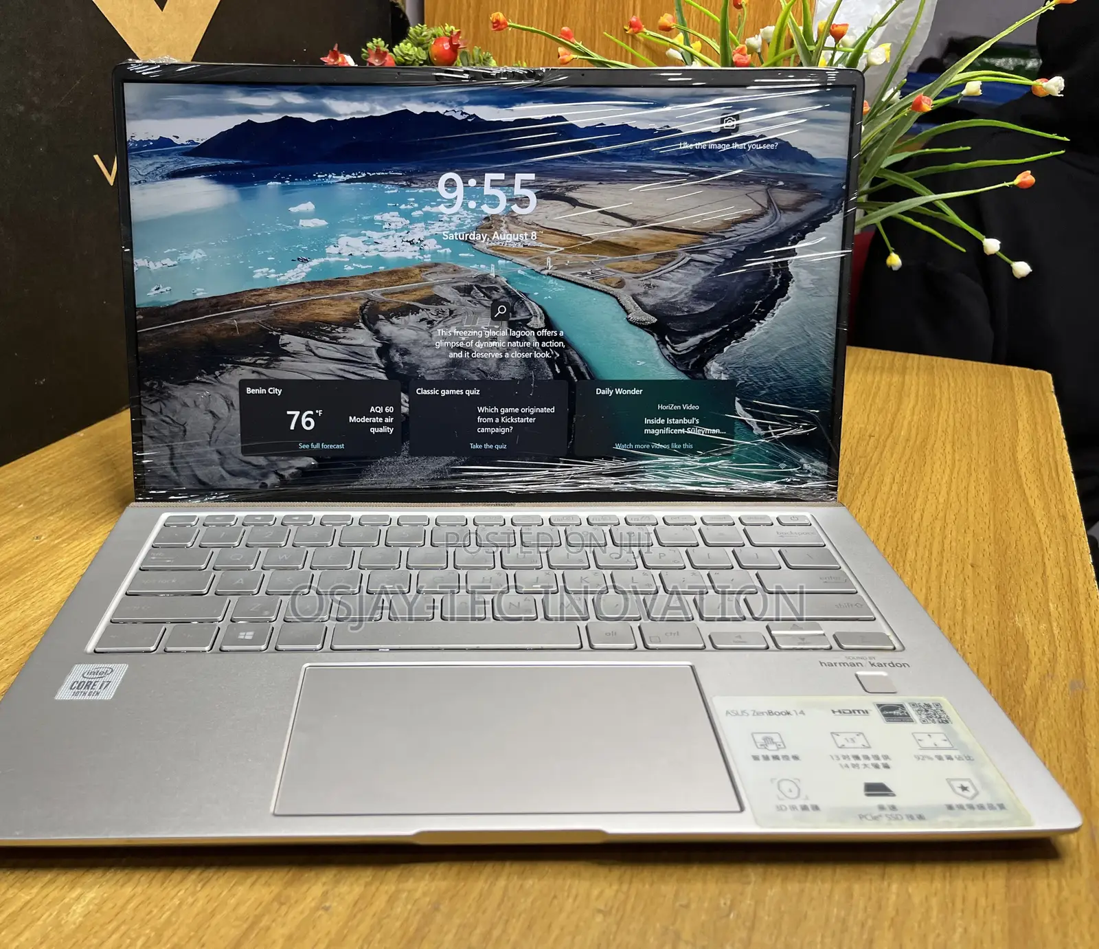 Laptop Asus Zenbook 14 UX434 32GB Intel Core i7 SSD 256GB