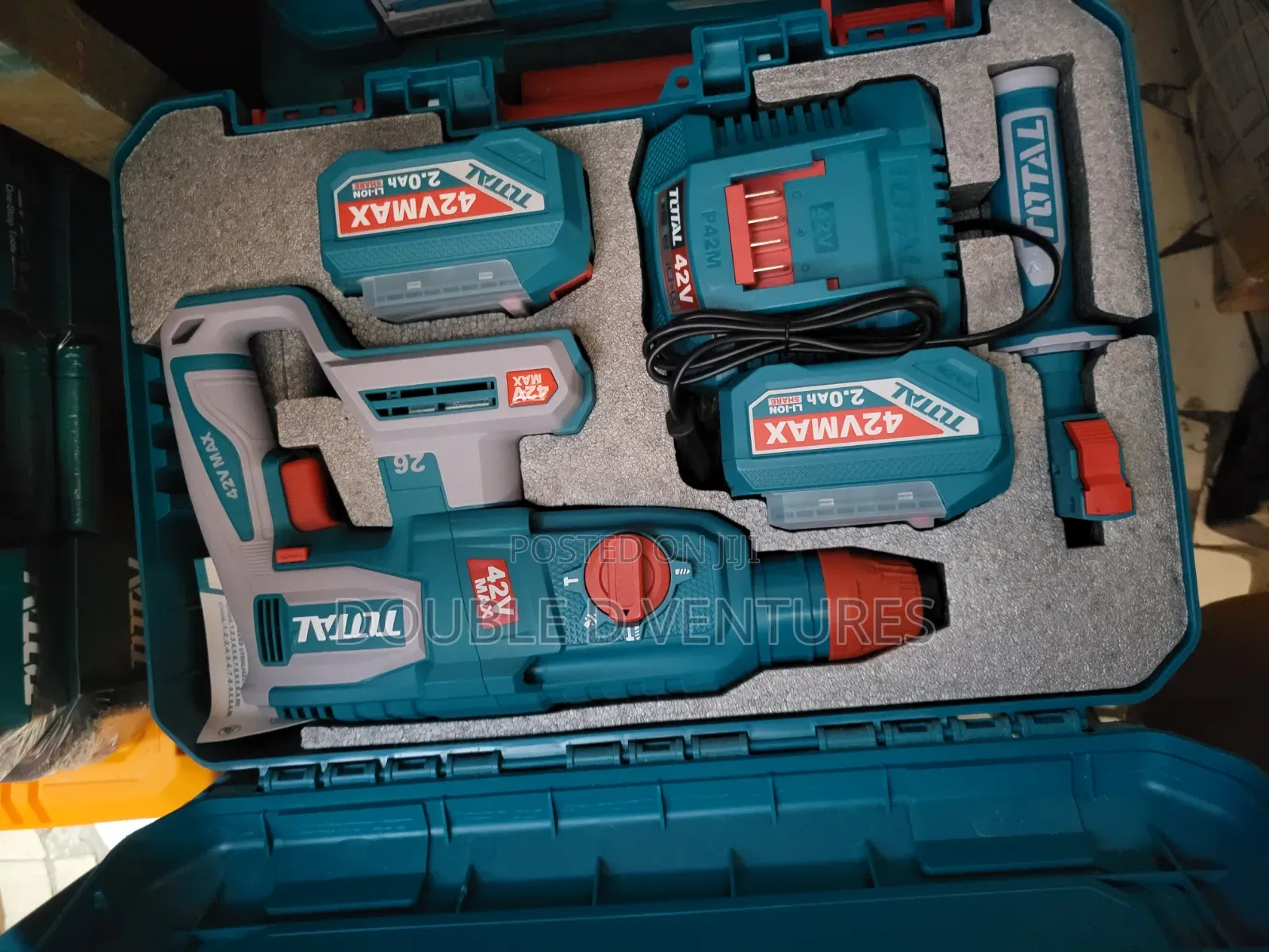 The Total 42V Max 26mm Cordless Brushless Rotary Hammer Drill