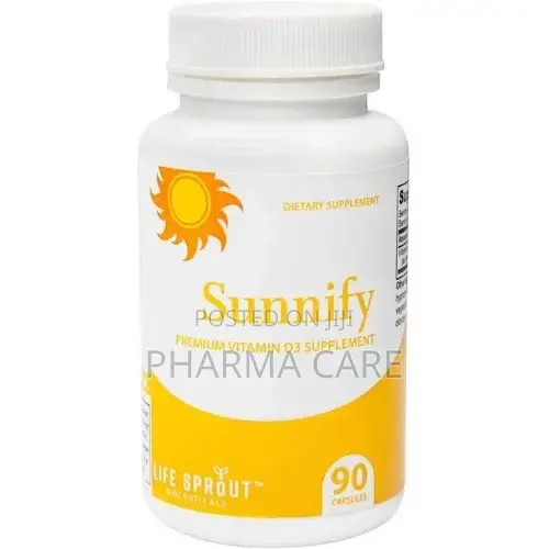 Vitamin D3 5000 Iu 90 Capsules Sunnify - Premium