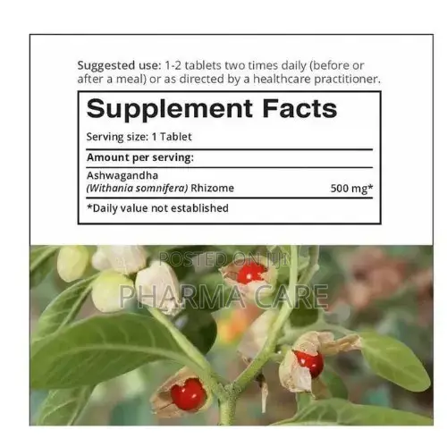 Ashwagandha 60 Tablets Restful Sleep and a Calm Mind