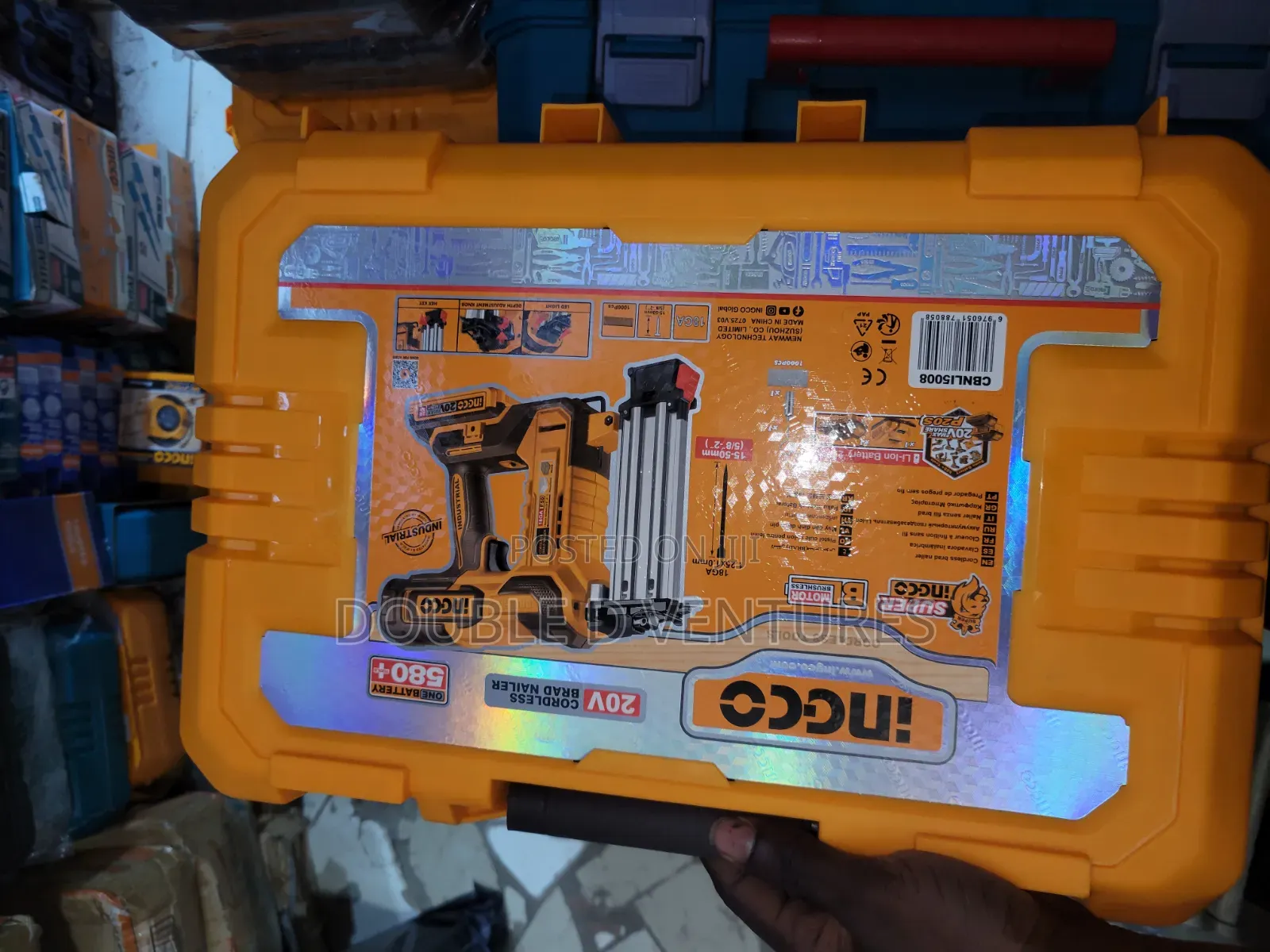 Ingco 20V Cordless Brad Nailer
