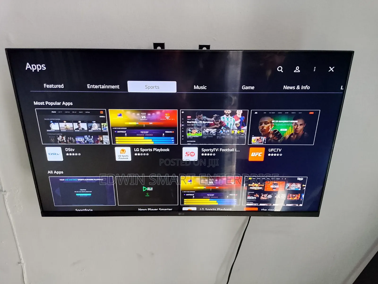 LG Smart Frameless Television