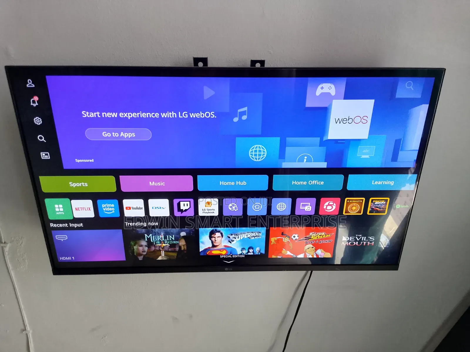 LG Smart Frameless Television