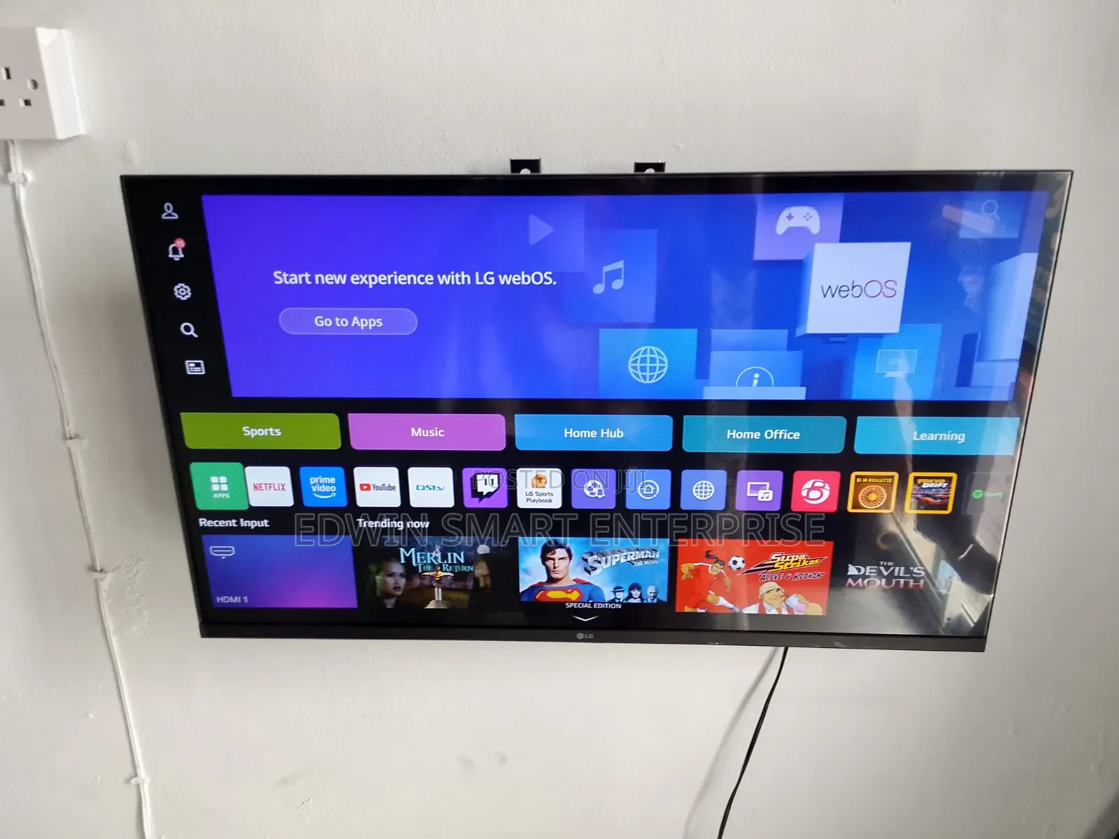 LG Smart Frameless Television