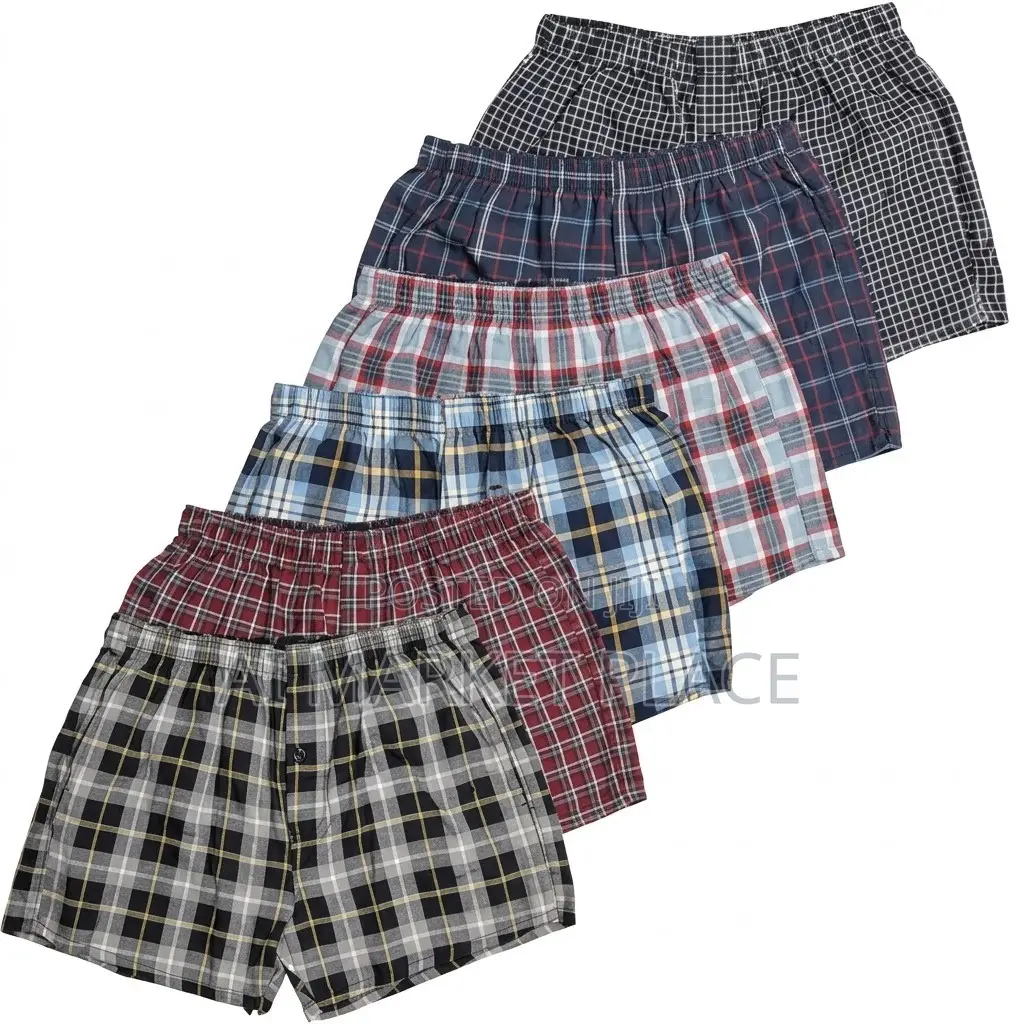 MASC 3-in-1 Men's Woven Boxer Shorts – Comfort Fit (Size XL)