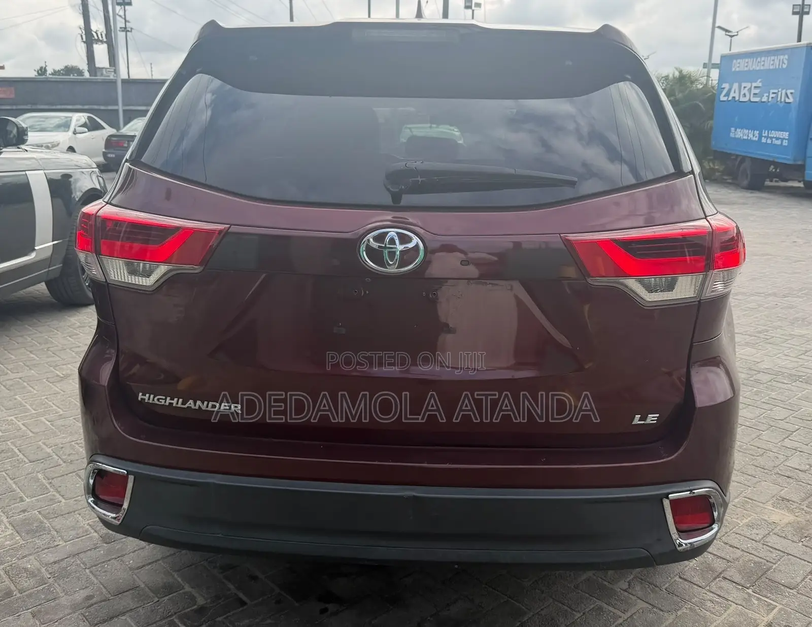 Toyota Highlander 2015 Burgundy