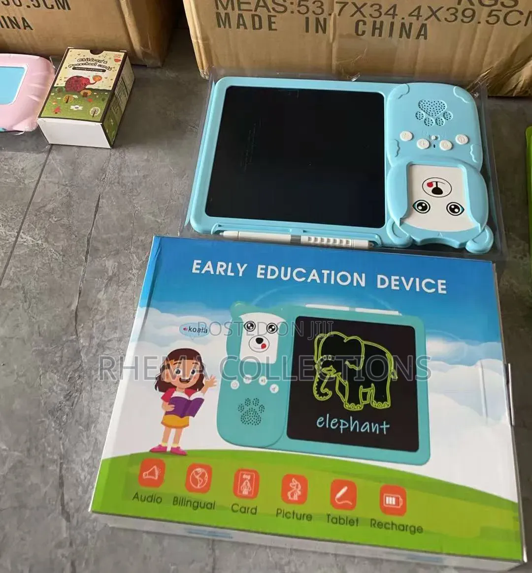 2in1 Writing Board and Early Learning Educational Card Reader Device