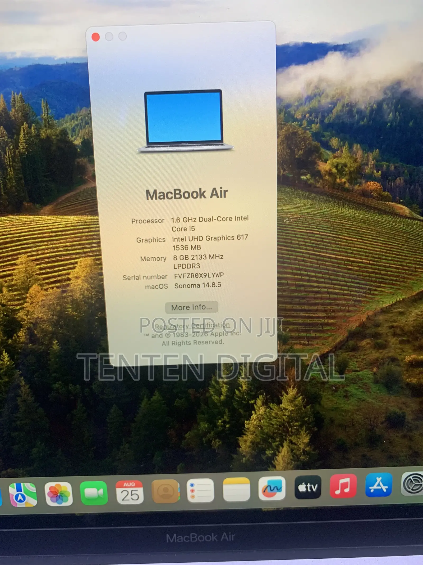 Laptop Apple MacBook 2019 8GB Intel Core i5 SSD 512GB