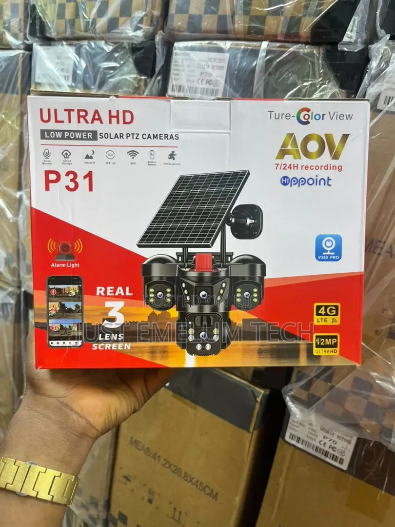 3 Lens V380 Pro Ultra Hd
Low Power Solar PTZ Cameras