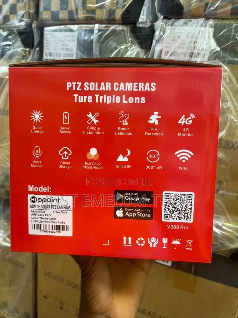 3 Lens V380 Pro Ultra Hd
Low Power Solar PTZ Cameras