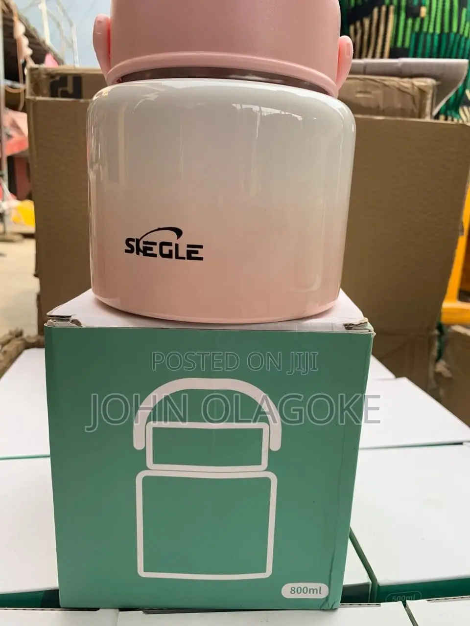 SieGle Hot Food Flask 500MLs 24Hrs Hot With Wide Opening for Kids