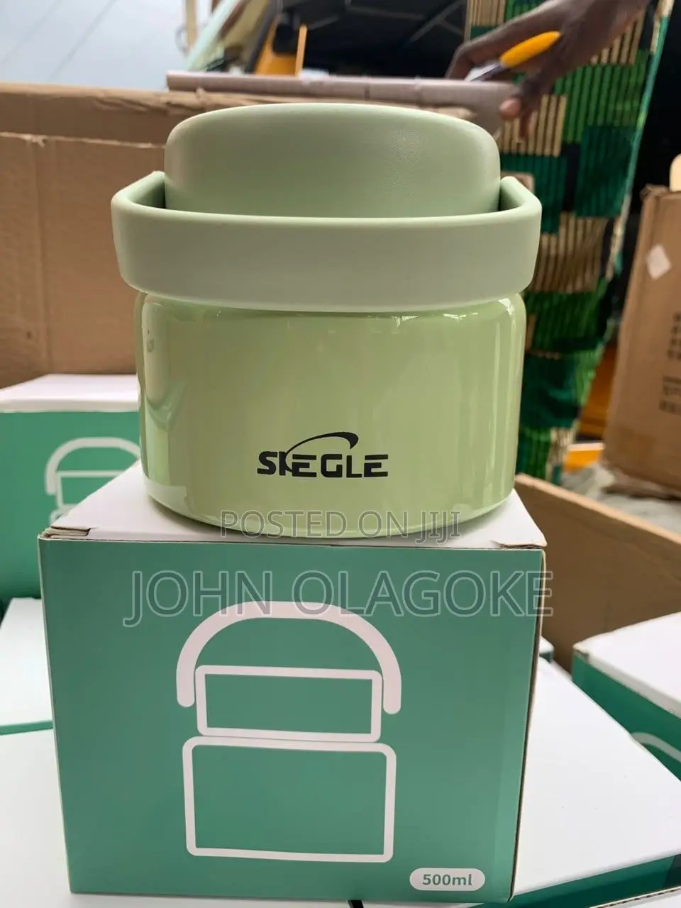 SieGle Hot Food Flask 500MLs 24Hrs Hot With Wide Opening for Kids