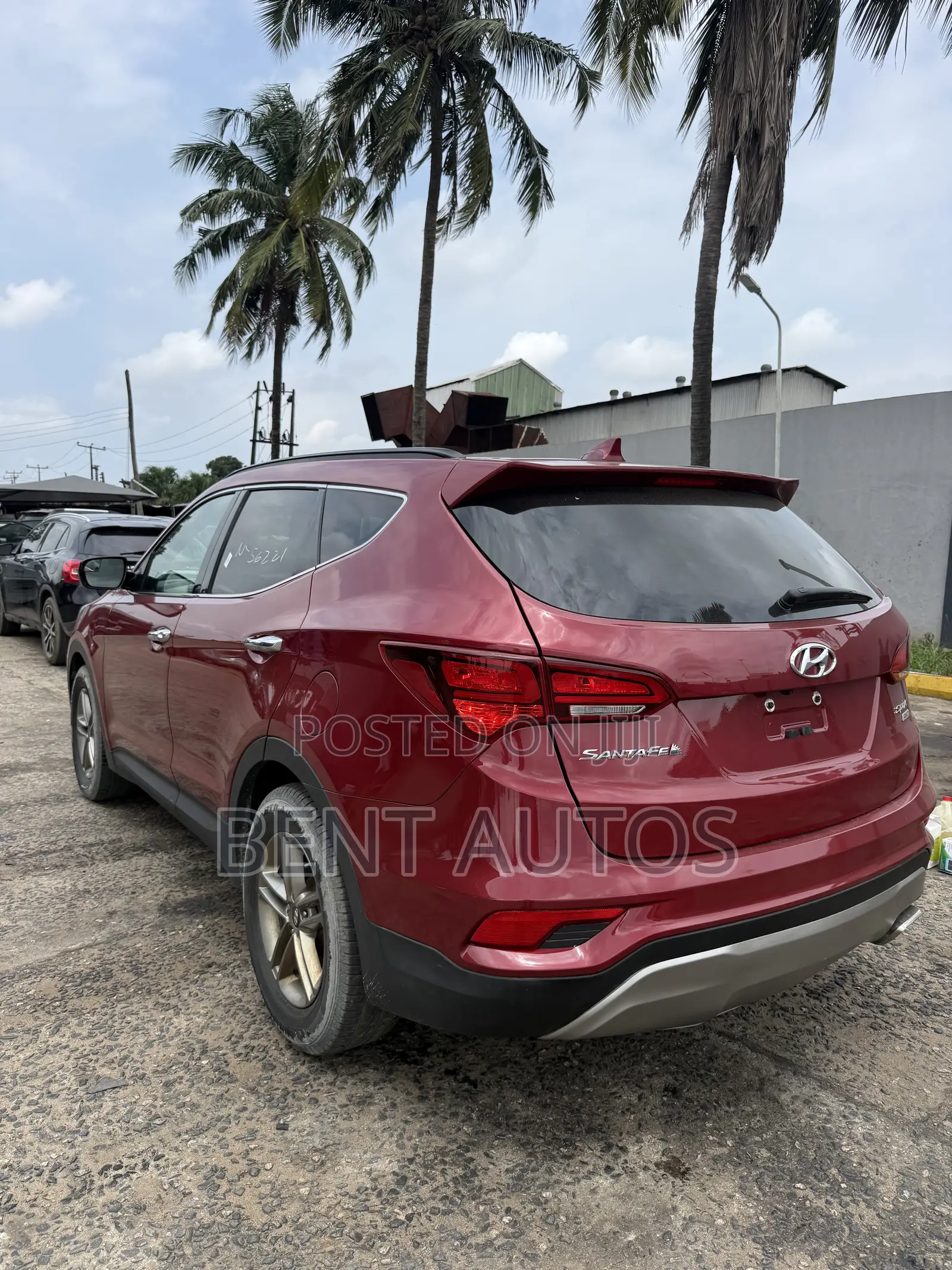 Hyundai Santa Fe SE AWD 2017 Burgundy