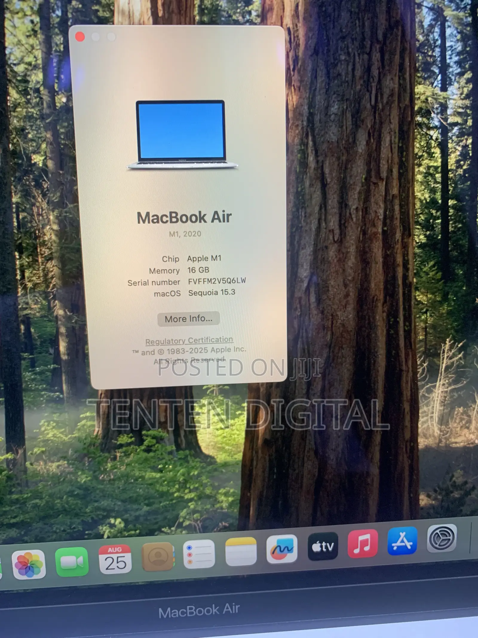 Laptop Apple MacBook Air 2020 M1 16GB Apple M1 SSD 256GB