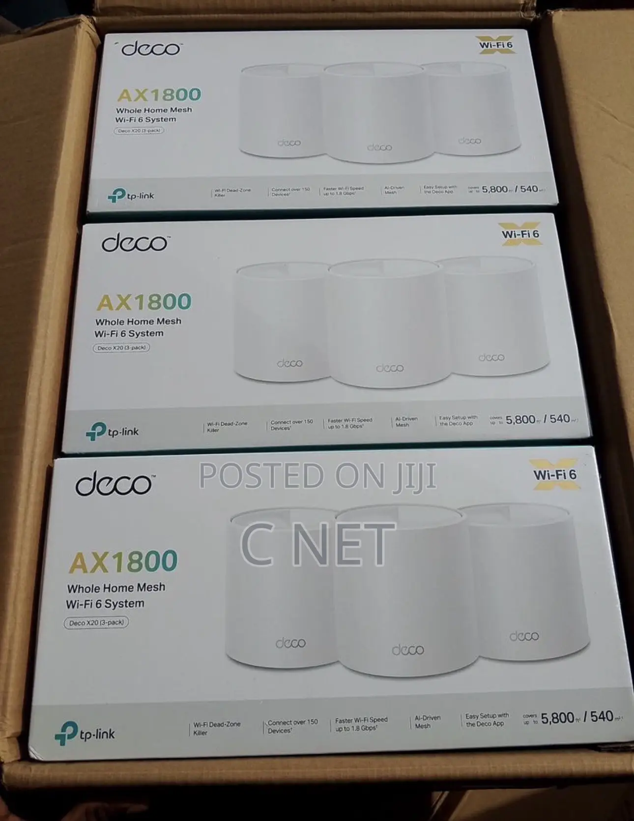 TP-Link Deco X20 3-Pack Is a Wi-Fi 6 Mesh System.