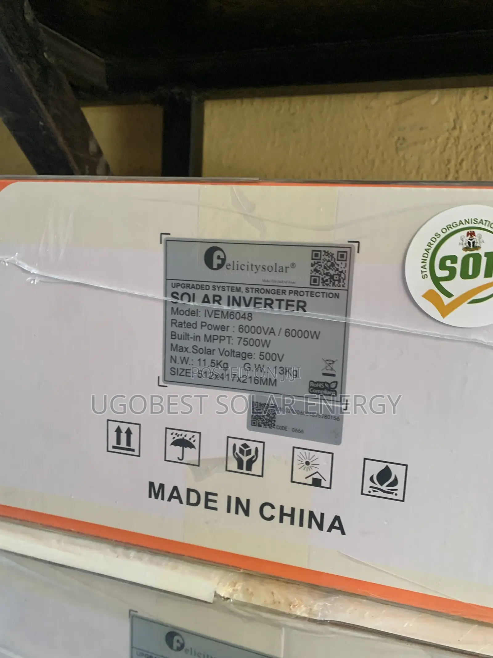6kva 48v Felicity Inverter Hybrid