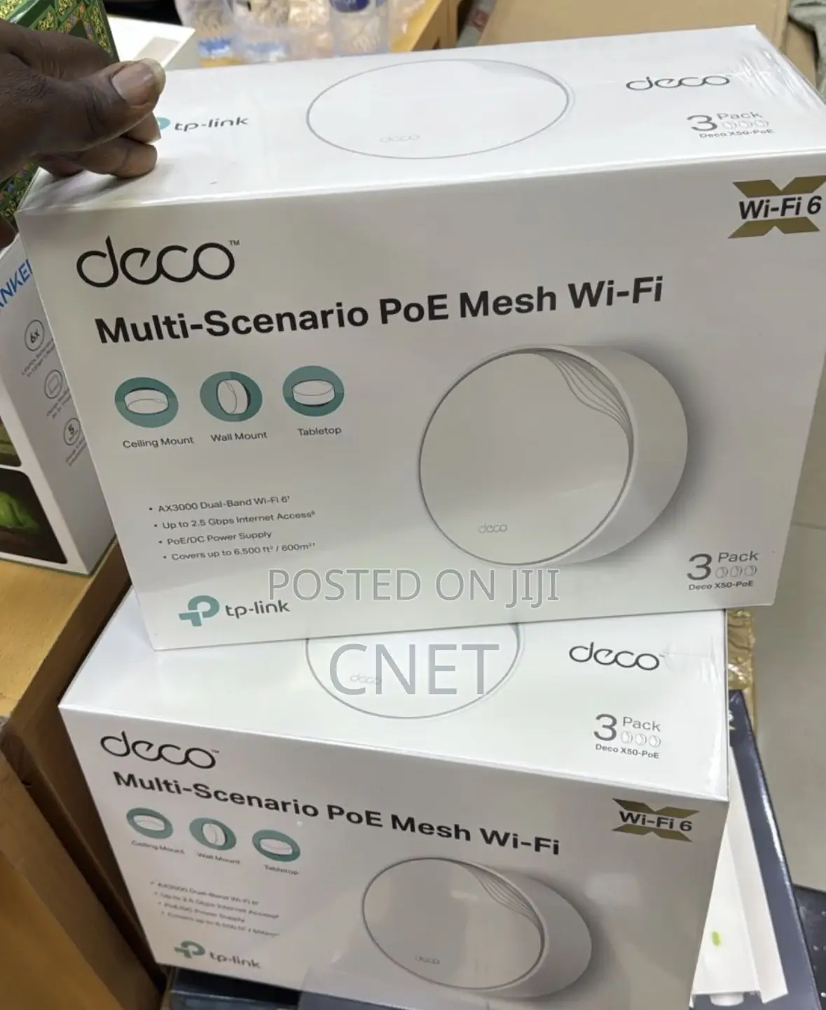 TP-Link Deco X50 3-Pack Wi-Fi 6 Mesh System,