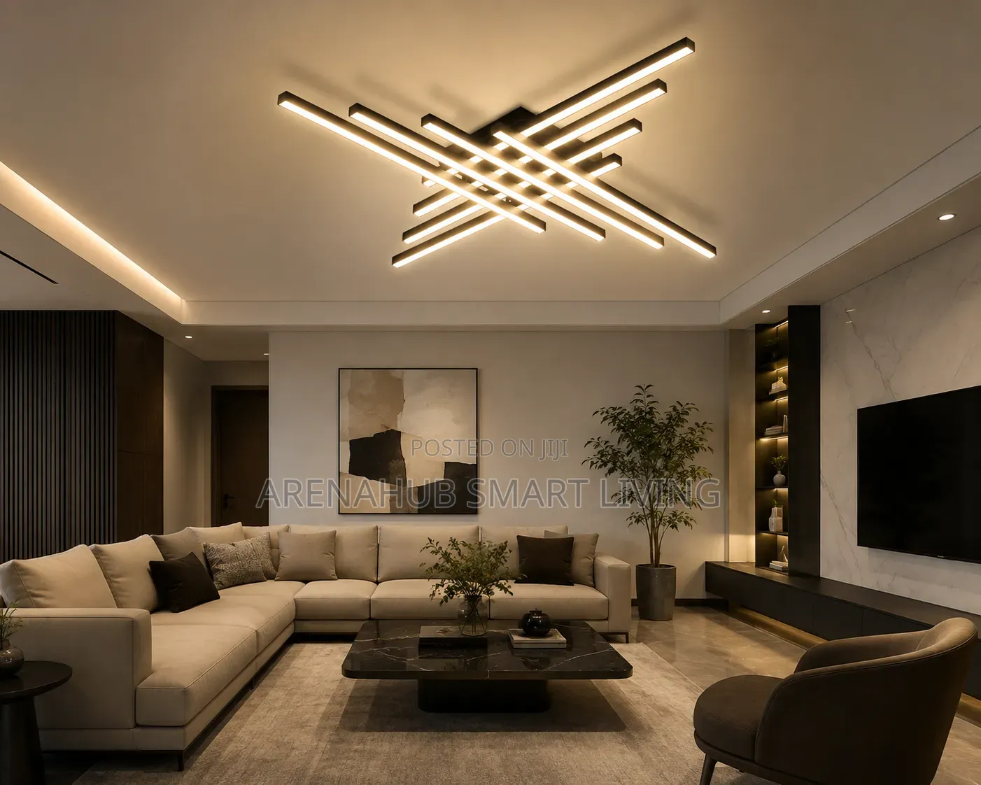 Living Room LED Ceiling Light, Bedroom Light, Nordic Minimalist