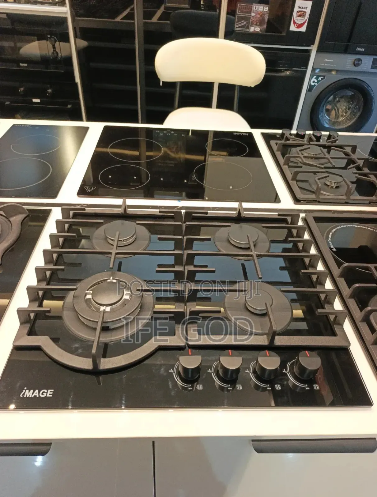 Original IMAGE Inbuilt Premium Luxury 60CM 4 Burners Gas Cooker HOB.