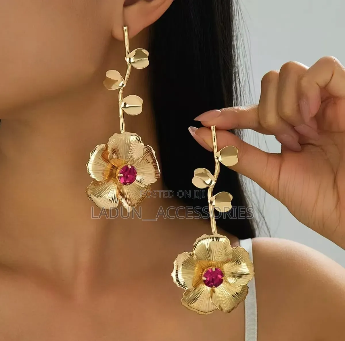 Statement Flower Earrings